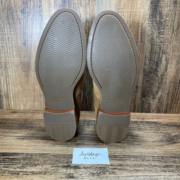 Johnson & Murphy Mens Danby Plain Toe Suede Chelsea Boots- Mens Size 9M - Picture 6 of 9